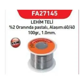 Fastbond 27145 Lehim Teli 1 mm 100 gr