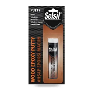 Selsil Epoxy 2 Bileşenli Macun Ahşap Yapıştırıcı 57 gr