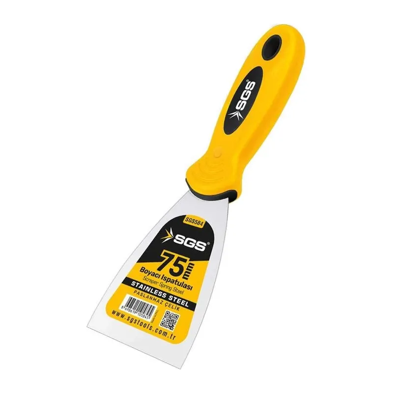 SGS 584 Spatula Paslanmaz Çelik 75 mm