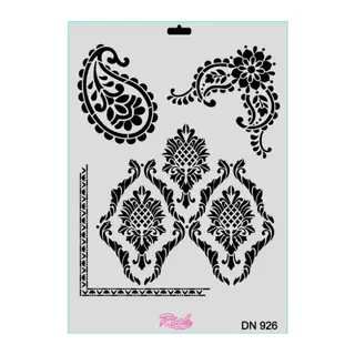 Rich Dantel Seri DN-926 Stencil 35x25 cm
