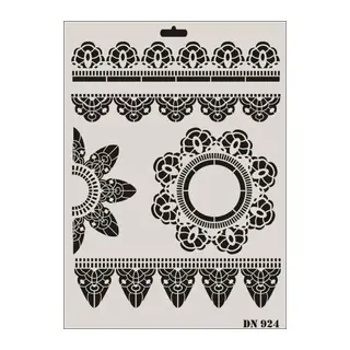 Rich Dantel Seri DN-924 Stencil 35x25 cm