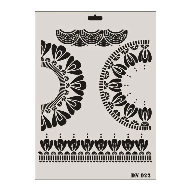 Rich Dantel Seri DN-922 Stencil 35x25 cm