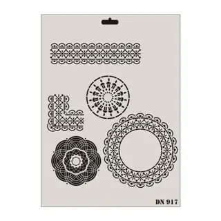 Rich Dantel Seri DN-917 Stencil 35x25 cm