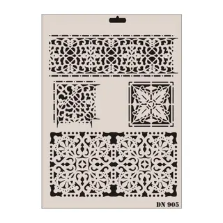 Rich Dantel Seri DN-905 Stencil 35x25 cm