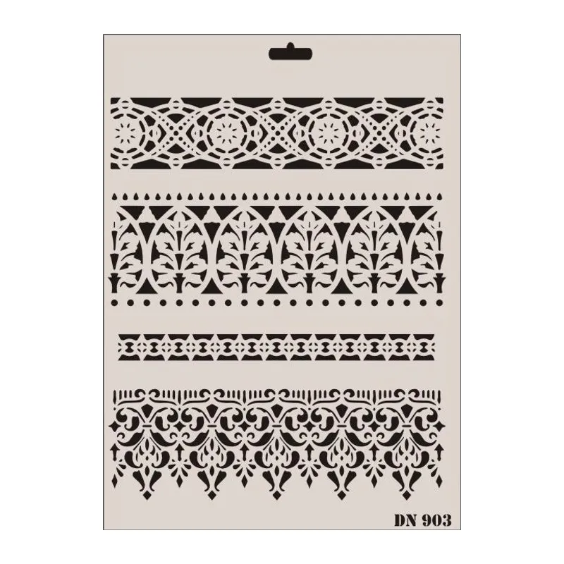 Rich Dantel Seri DN-903 Stencil 35x25 cm