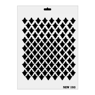 Rich New Seri N-193 Stencil 35x25 cm