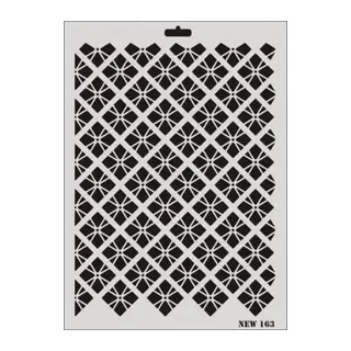 Rich New Seri N-163 Stencil 35x25 cm