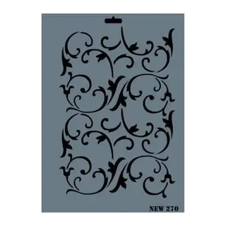 Rich New Seri N-270 Stencil 35x25 cm