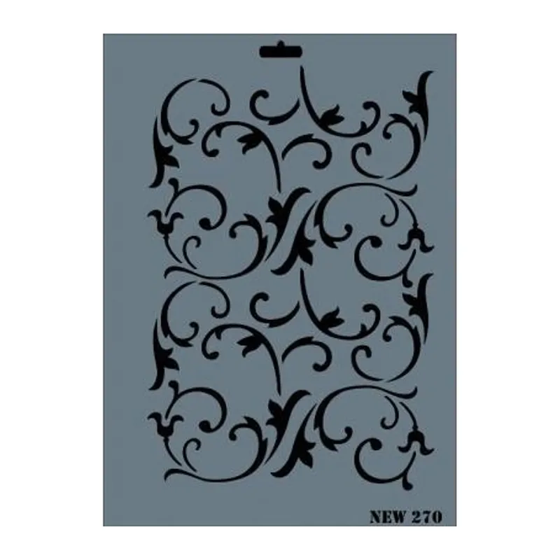 Rich New Seri N-270 Stencil 35x25 cm