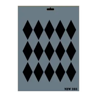 Rich New Seri N-283 Stencil 35x25 cm