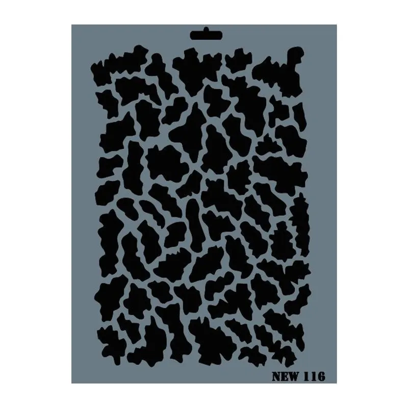 Rich New Seri N-116 Stencil 35x25 cm
