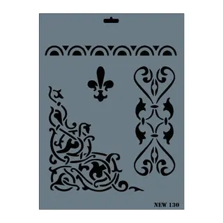 Rich New Seri N-130 Stencil 35x25 cm