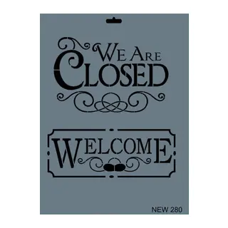 Rich New Seri N-280 Stencil 35x25 cm