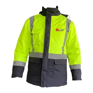 Reflektörlü Parka Sarı Lacivert Small