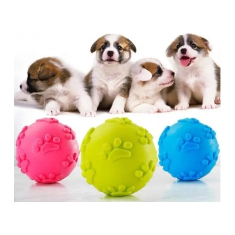 Köpek Isırma Topu Pati Desenli 1291
