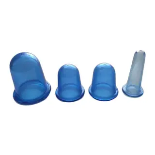 4 Boy Yüz Ve Vücut Masaj Kupası Facıal Cuppıng