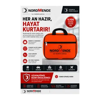 İlk Yardım Çantası Acil Müdahale Seti – Araç, Ev, Ofis ve Seyahat İçin