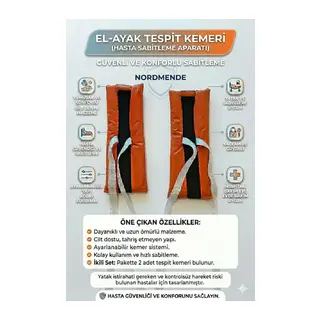 El Ayak Tespit Kemeri | Hasta Sabitleme Aparatı
