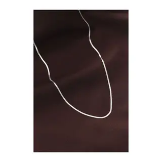 Çelik Gümüş Renk 60 cm İnce İtalyan Zincir Kolye