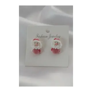 Kadife Noel Bebek Model Kadın Küpe