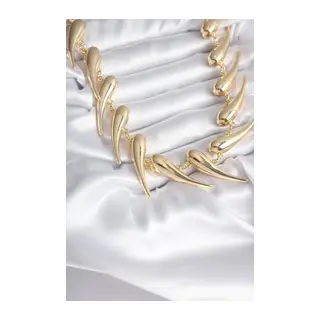 VIP Seri Özel Tasarım Gold Renk Kadın Kolye