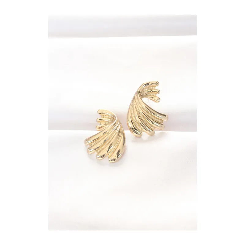 Pirinç Gold Renk Küpe
