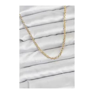 CM Gold Renk Pirinç Halkalı Model Kadın Kolye