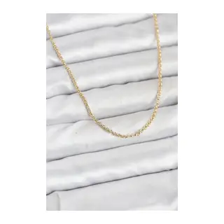 CM 14K Gold Renk Halka Model 60 cm Kadın Kolye