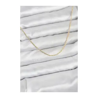 CM 14K Gold Renk Burgu Model 60 cm Kadın Kolye