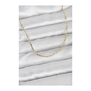 CM 14K Gold Renk Zincirli 60 cm Kadın Kolye