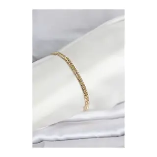 CM 14K Gold Renk Zincir Model Kadın Bileklik