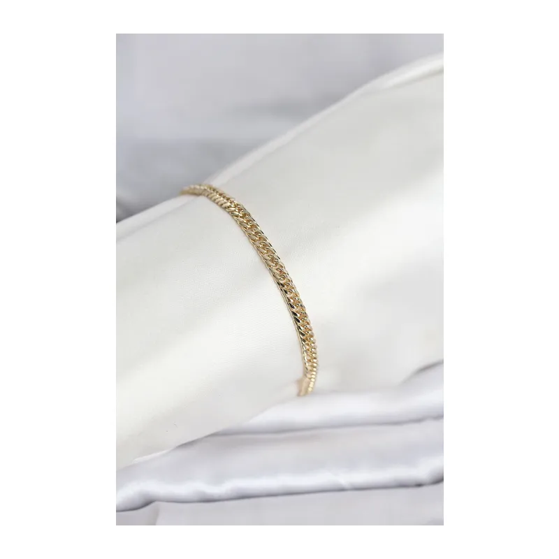 CM 14K Gold Renk Zincir Model Kadın Bileklik
