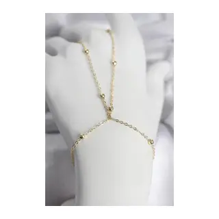 316L Çelik Gold Renk Top Zincirli Kadın Şahmeran