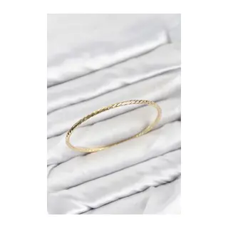 CM Gold Renk Lazer Kesim Model 65 mm Bilezik
