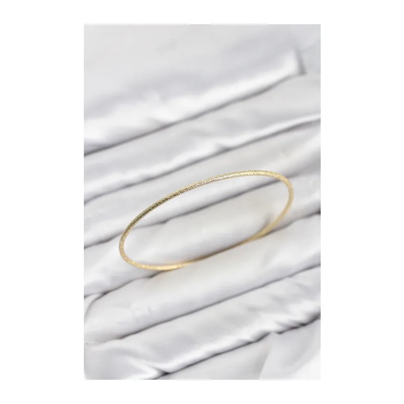 CM Gold Renk Simli Model 65 mm Bilezik