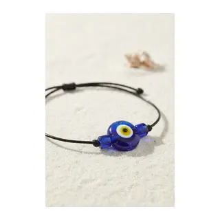 Handmade Bohem Tarz Mavi Göz Nazar Kolye