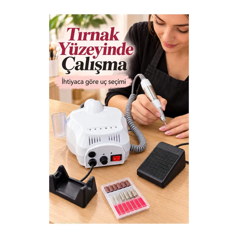 Elektrikli Tırnak Törpüsü El ve Ayak Kumandalı Set