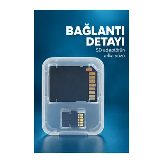 Micro SD Hafıza Kartı 256 GB Adaptörlü