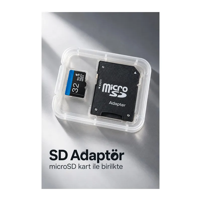 32 GB MicroSD Bellek Kartı ve SD Adaptör Seti