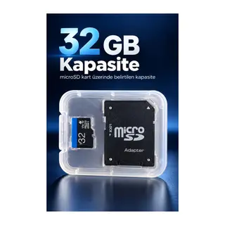 SD Adaptörlü 32 GB MicroSD Hafıza Kartı