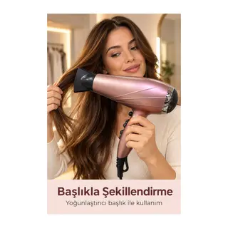 Üç Kademeli Sıcaklık Ayarlı Saç Kurutma Makinesi