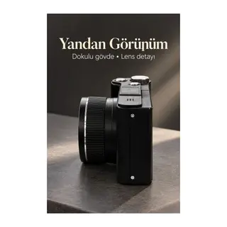 Seyahat ve Günlük Çekimler İçin Katlanabilir Ekranlı Dijital Kamera