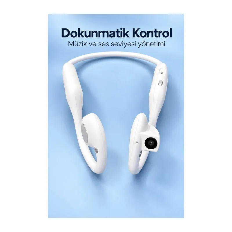Video Kayıt Özellikli Bluetooth Kulaklık Sesli Asistan Destekli