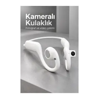 Kameralı Bluetooth Kulaklık Fotoğraf ve Video Kayıt Özellikli