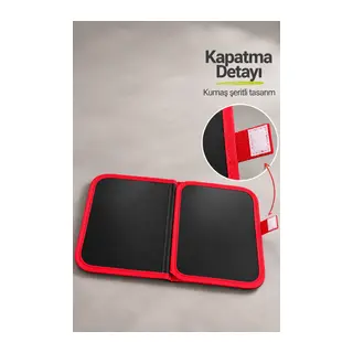 Çizim Kitabı Kumaş Kapatma Şeritli Desenli Kapaklı