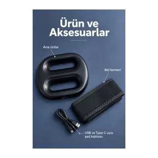 Sabit Frekans ve Otomatik Modlu Isıtmalı Masaj Aleti