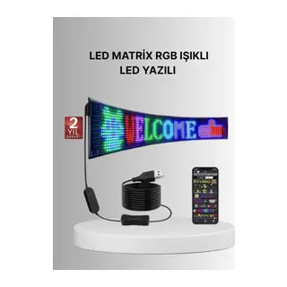 Gece Kullanıma Uygun Pixel RGB LED Panel Estetik Atmosfer Işığı