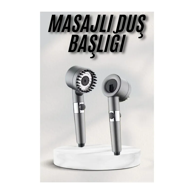 Masaj Etkili Turbolu Çok Fonksiyonlu Filtreli Duş Başlığı Yeni Nesil