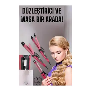 Saç Şekillendirici Düzleştirici Ve Maşa Isı Ayarlı