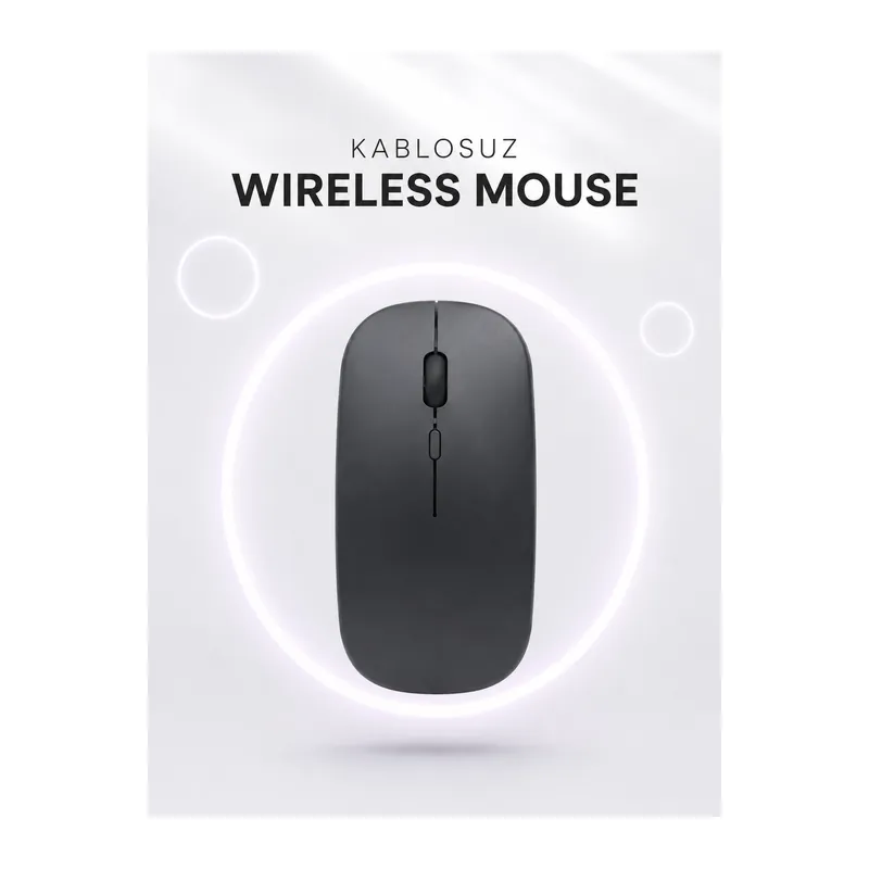 Profesyonel Mouse Wireless Faresi Bluetooth Bağlantılı